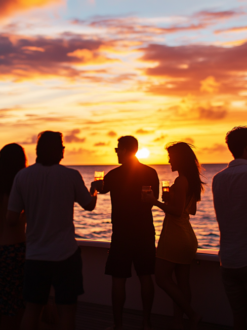 People on deck